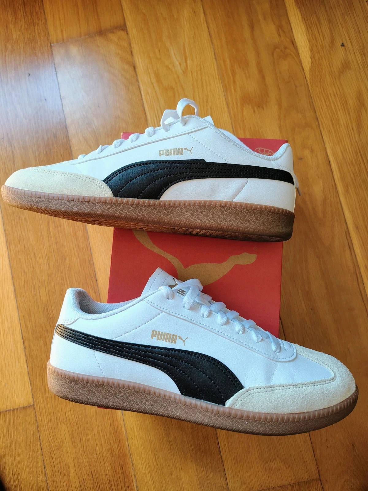 Men sneakers shoes Puma original 9T white leather